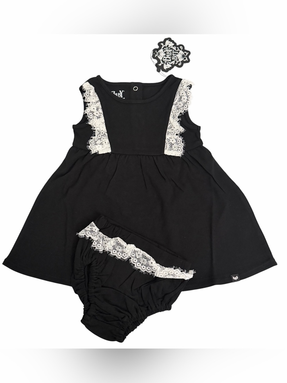 Killstar Baby Bat Dress 9-12 • 18-24 mos Victoria’s Spirit Black Lace Gothic